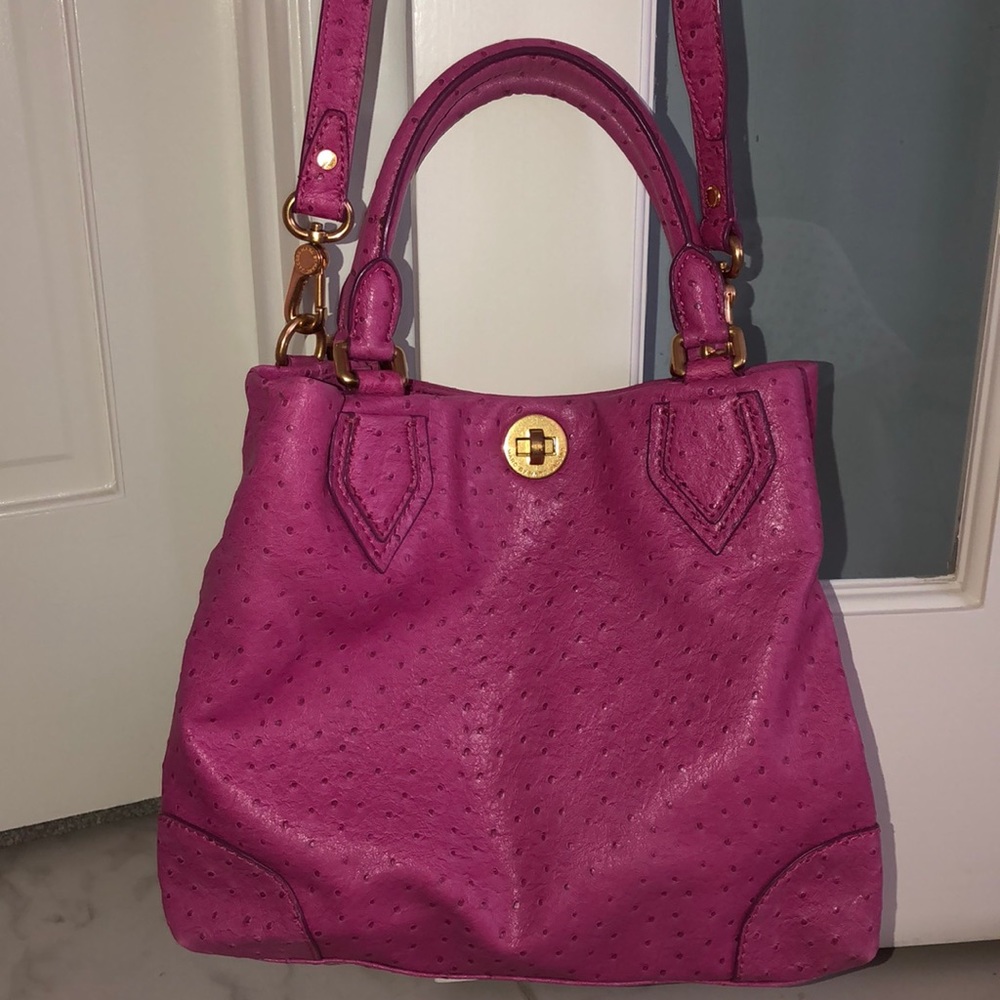 Marc Jacobs snakeskin purse.  12 x 7x 10.5